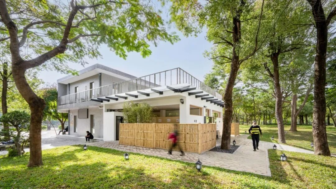 松坪山公园公厕改造|隐藏在山林间的宝藏建筑,享受清晨之幽